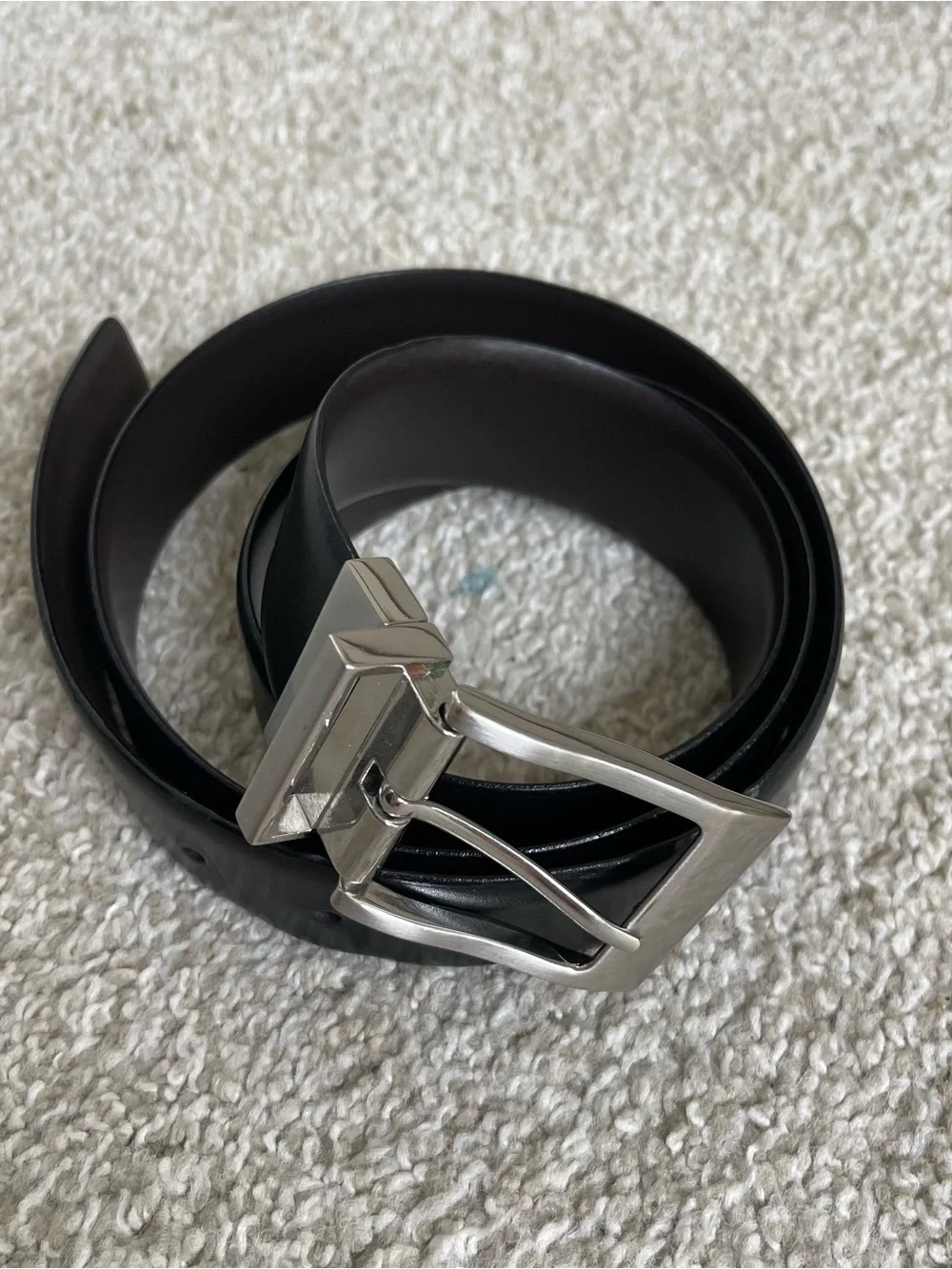 Barneys New York Genuine Leather Dress Belt Sz 40/100 Business Made In Italy